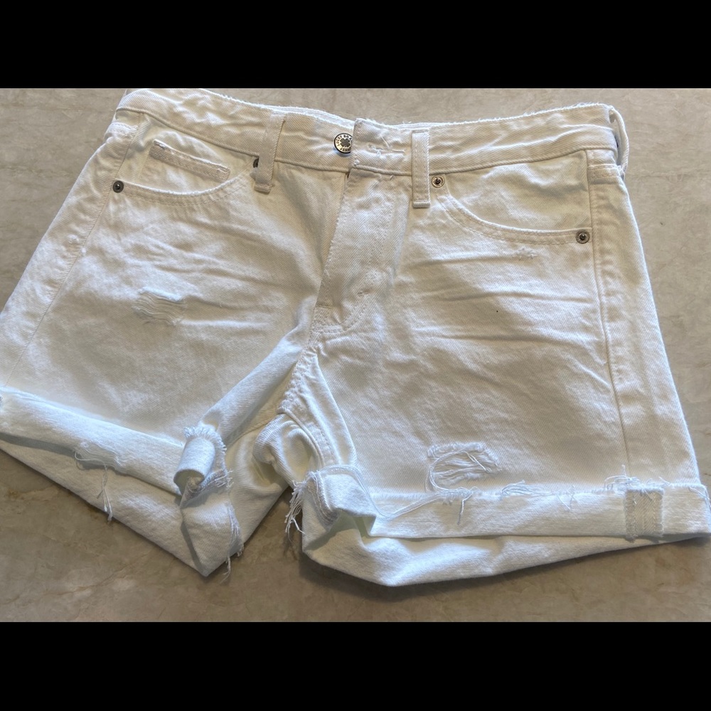 Lucky Brand white jean shorts